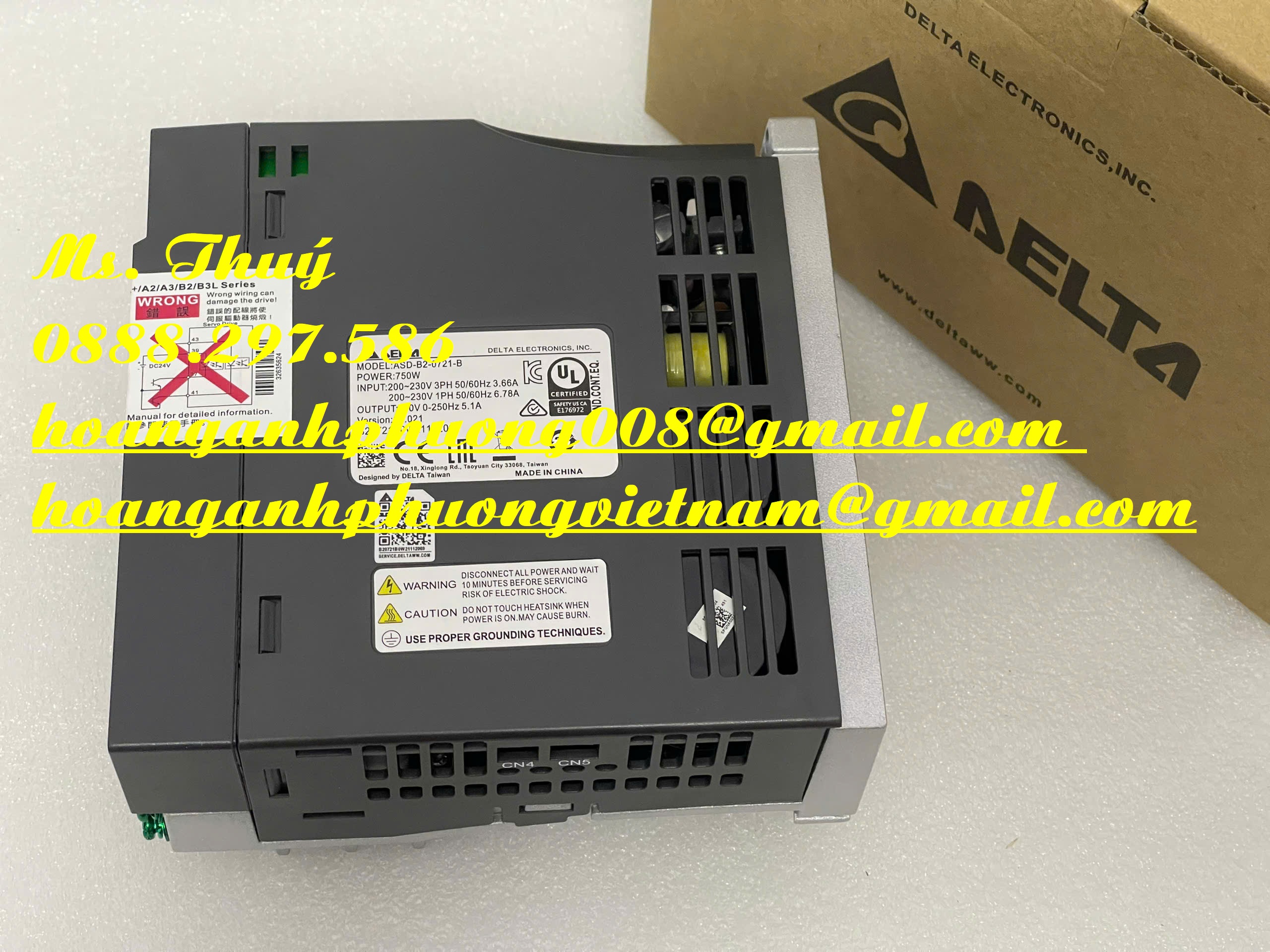 Bộ điều khiển Delta ASD-B2-0721-B - Thiết bị tự động hoá